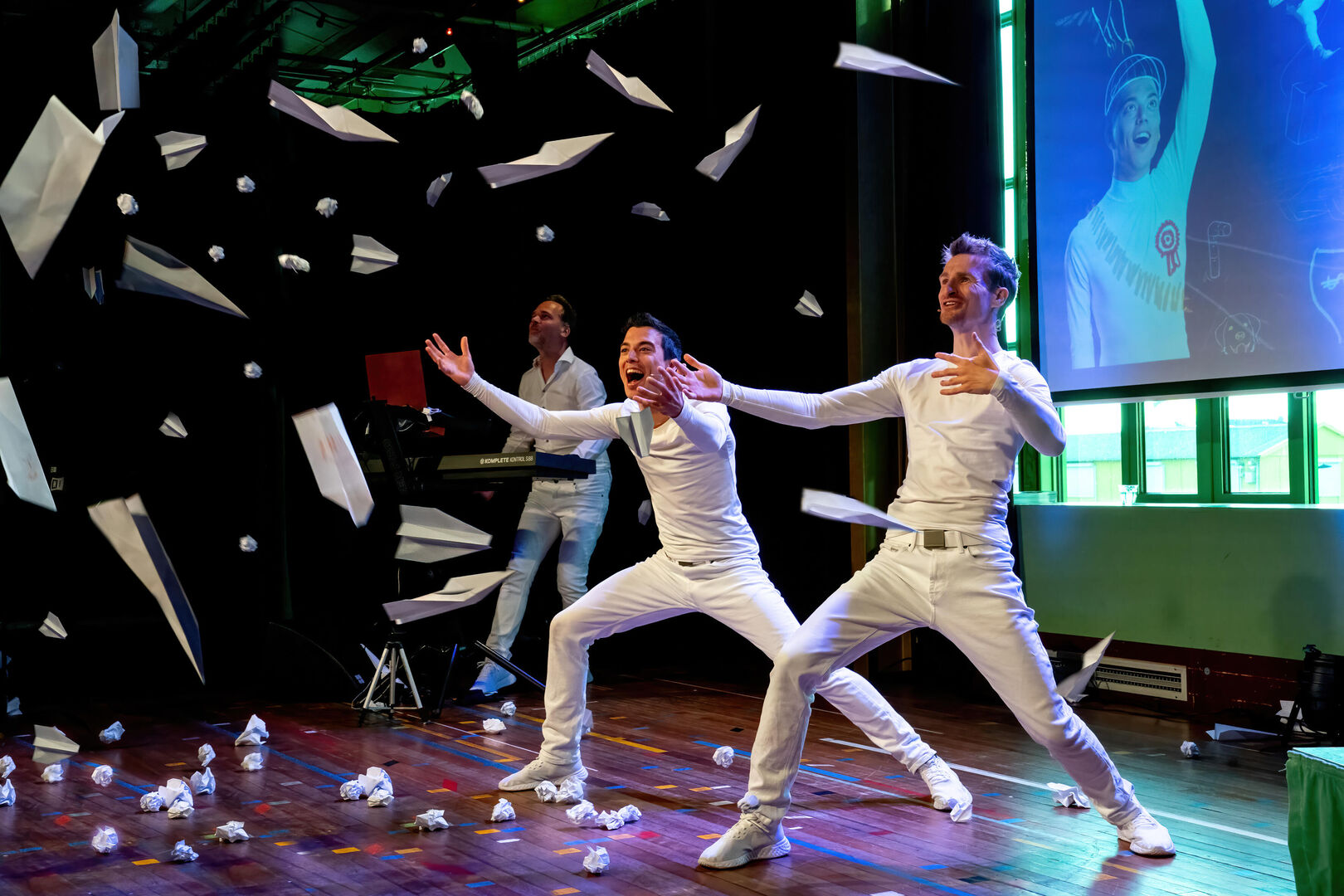 Andries Tunru en Stefan Hendrikx
