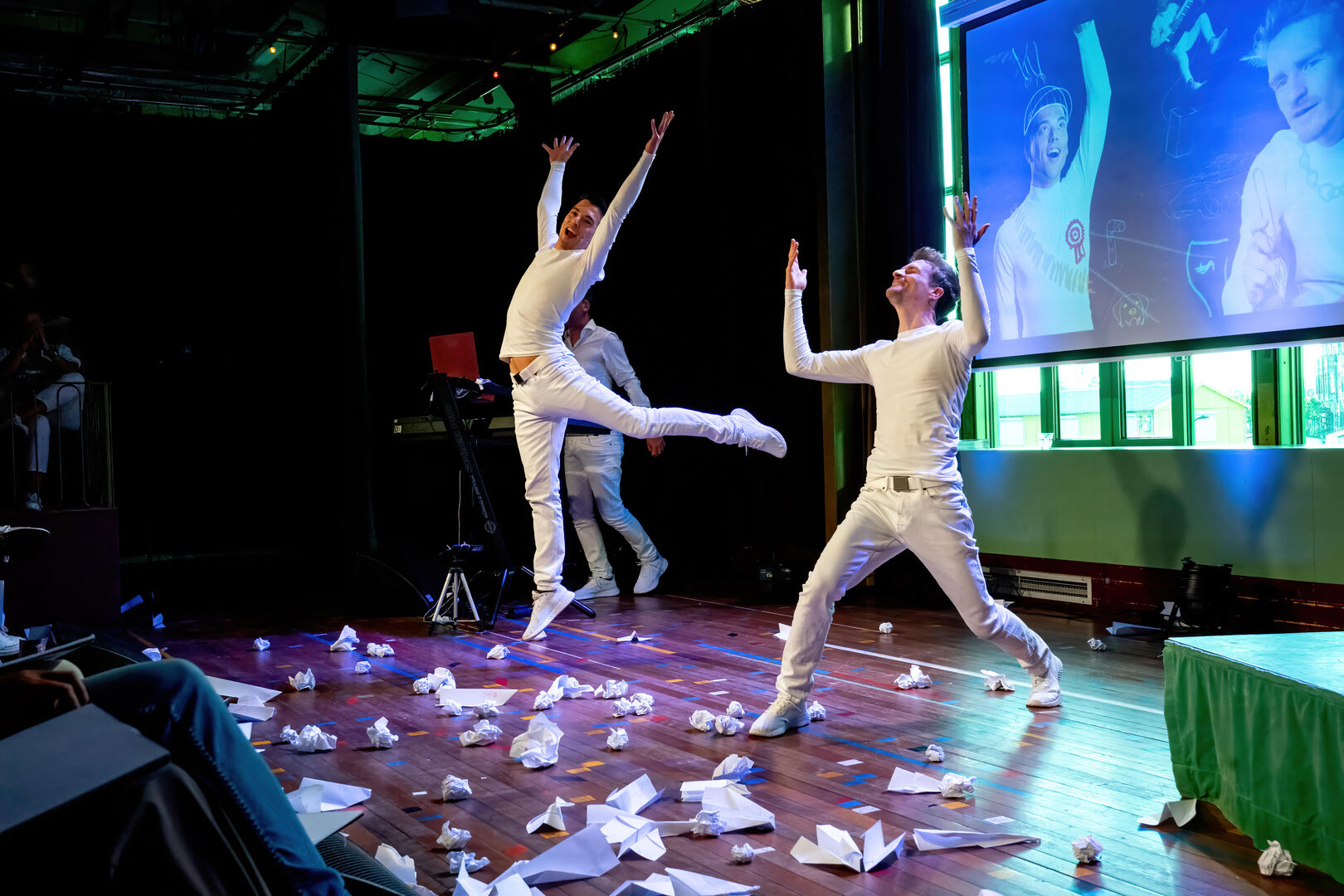 Andries Tunru en Stefan Hendrikx