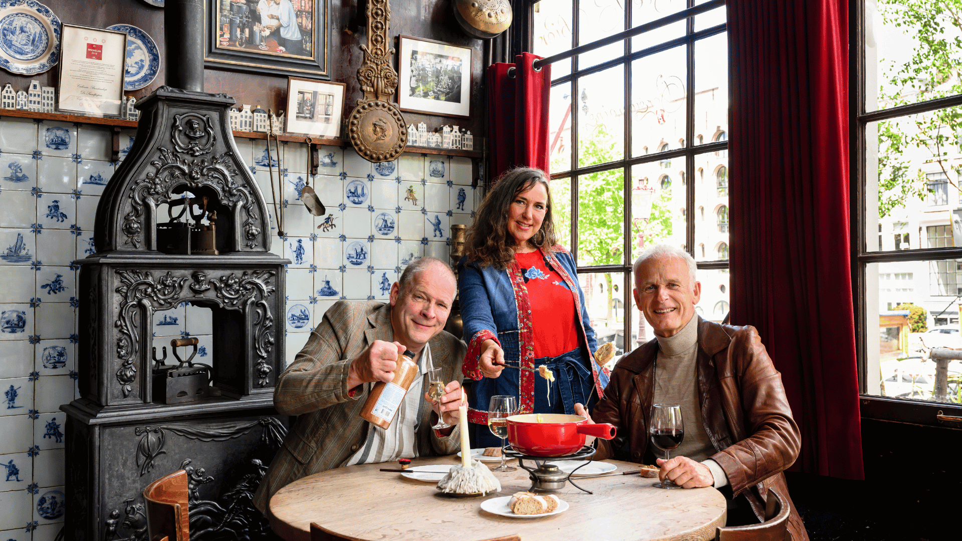 Cor Bakker, Erik van Muiswinkel en Rebecca Lobry