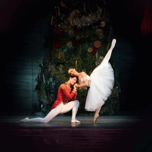 man en vrouw dansen ballet