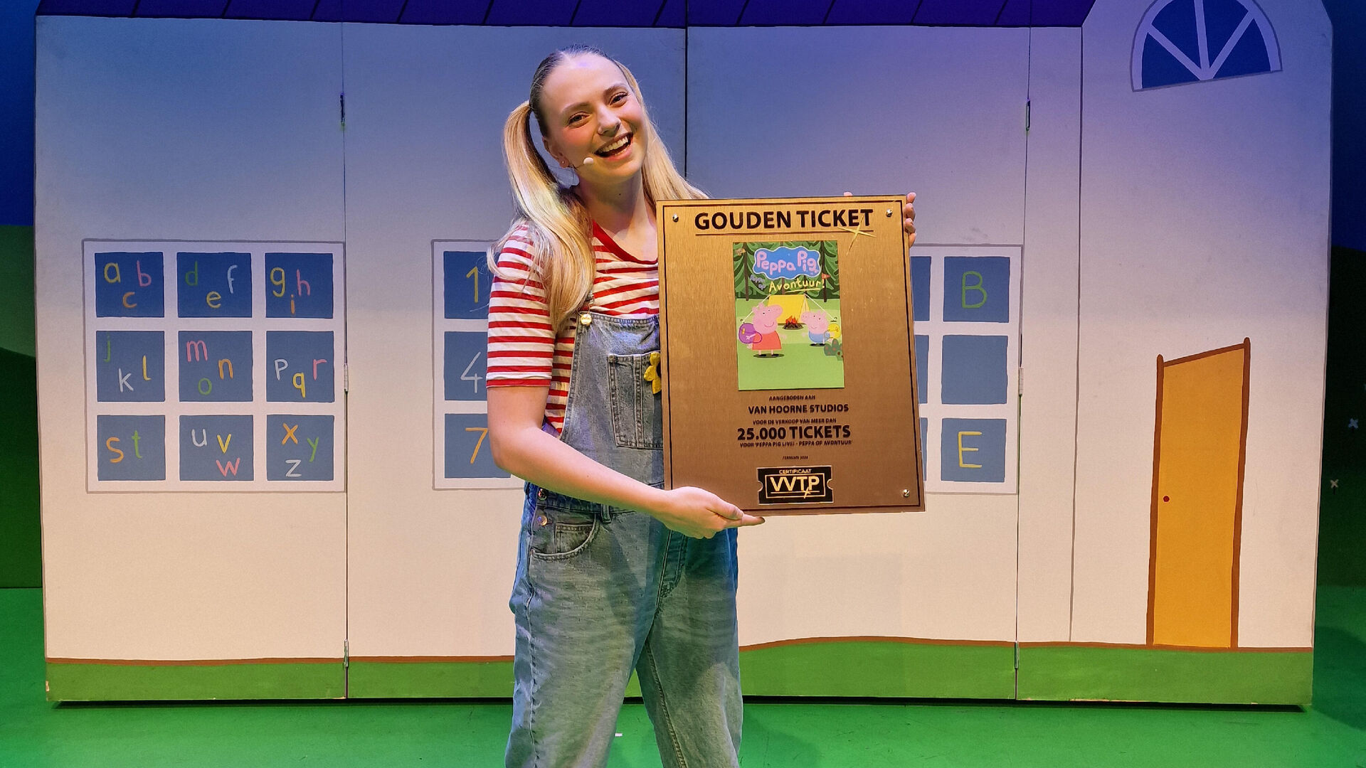 Gouden Ticket Award voor ‘PEPPA PIG Live! – Peppa op Avontuur’