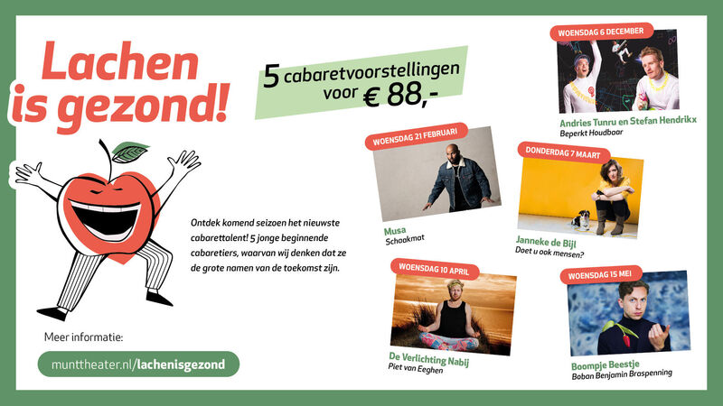 Lachen is gezond cabaretserie
